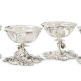 TWO MATCHING PAIRS OF GEORGE II SILVER SALT-CELLARS - фото 2