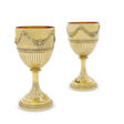 A PAIR OF GEORGE III SILVER-GILT GOBLETS - Auction prices