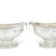 A PAIR OF GEORGE III SILVER DOUBLE-LIPPED SAUCEBOATS - Archives des enchères