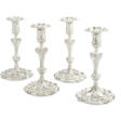 A SET OF FOUR GEORGE II SILVER CANDLESTICKS - Auction prices