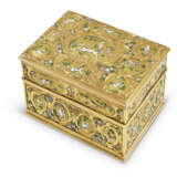 A GEORGE III GOLD AND ENAMEL TABLE-NECESSAIRE WITH WATCH MOVEMENT AND CONCEALED EROTIC SCENE - Foto 1