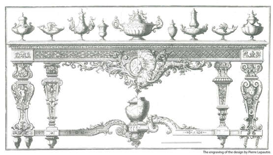 A ROYAL LOUIS XIV GILTWOOD CONSOLE TABLE - photo 36