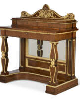 A ROYAL GEORGE IV MAHOGANY AND PARCEL-GILT DRESSING-TABLE
