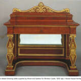 A ROYAL GEORGE IV MAHOGANY AND PARCEL-GILT DRESSING-TABLE - Foto 11