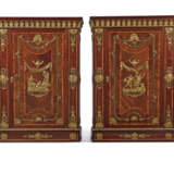 A PAIR OF REGENCE ORMOLU-MOUNTED AMARANTH AND TULIPWOOD ARMOIRES - photo 1