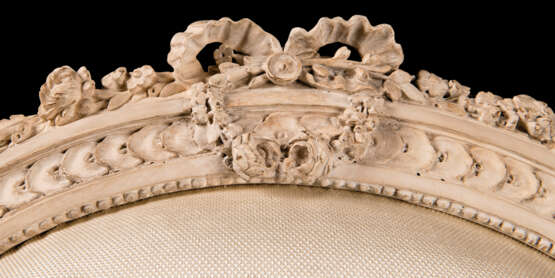 A LATE LOUIS XV GREY-PAINTED SIDE CHAIR - photo 7