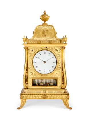 A GEORGE III ORMOLU QUARTER-STRIKING, MUSICAL AND AUTOMATON TABLE CLOCK FOR THE CHINESE MARKET - фото 2