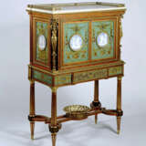 A LOUIS XVI ORMOLU-MOUNTED SATINWOOD, AMARANTH AND POLYCHROME-PAINTED SECRETAIRE A ABATTANT - фото 14