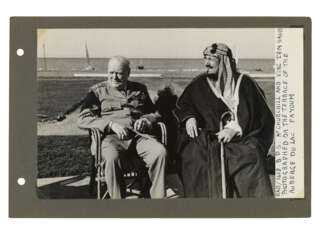 CHURCHILL, Winston S. (1874-1965) and H.M. KING ABDULAZIZ BIN ABDUL RAHMAN AL SAUD (1875-1953)