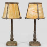 Paar Tiffany-Tischlampen - фото 1
