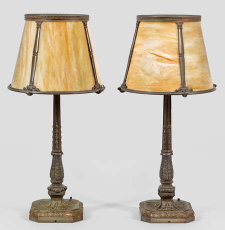 Paar Tiffany-Tischlampen - Foto 1