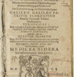 GALILEI, Galileo (1564-1642) - Auction archive