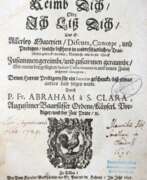 Абрахам а Занкта Клара. Abraham a S. Clara (d.i. U.Megerle).