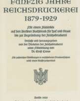 Reichsdruckerei.