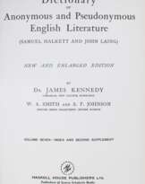 Halkett,S. u. J.Laing.