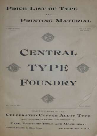 Central Type Foundry. - фото 1