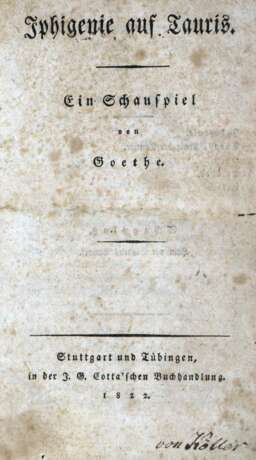 Goethe,(J.W.v.). - photo 1