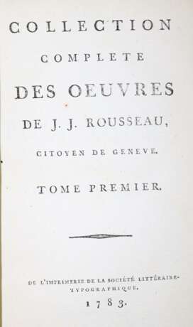 Rousseau,J.J. - Foto 1