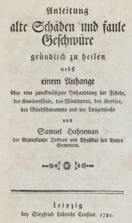 Hahnemann,S. - Foto 1