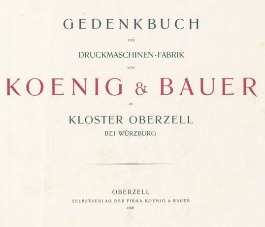 Koenig & Bauer. - photo 1