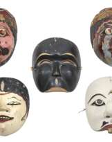 Java 5 Wayang-Masken.
