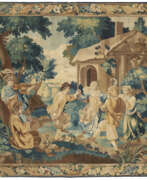 Tapisserie. A FLEMISH PASTORAL TAPESTRY