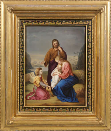 Porzellangemälde "Die Heilige Familie" - фото 1