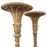 A PAIR OF NORTH ITALIAN PARCEL-GILT AND RED-PAINTED TORCHERES - photo 2