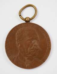 Hohenzollern: Medaille zur Erinnerung an Fürst Carl Anton, in Bronze.