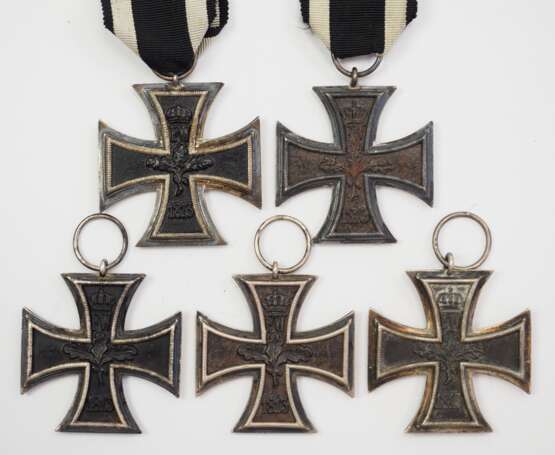 Preussen: Eisernes Kreuz, 1914, 2. Klasse - 5 Exemplare. - фото 2