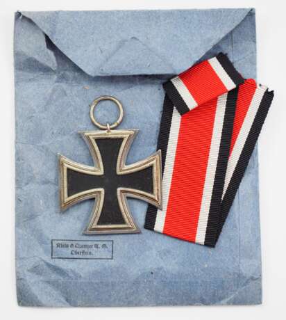 Eisernes Kreuz, 1939, 2. Klasse, in Verleihungstüte - 65. - Foto 2