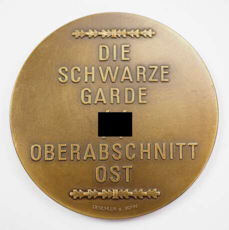 Medaille auf das Julfest 1939 der Schwarzen Garde, SS Oberabschnitt Ost. - photo 2
