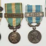 Frankreich: Kolonial Medaille - 4 Exemplare, mit Spangen. - Foto 1