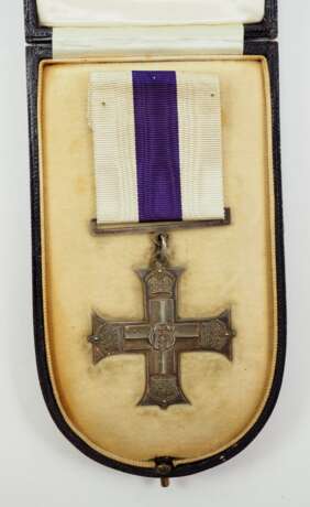 Großbritannien: Militär-Kreuz, Georg V. (1910-1936), im Etui. - Foto 1