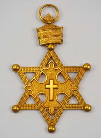 Äthiopien: Orden vom Siegel König Salomons, Großkreuz-/ Komtur-Dekoration. - Foto 1