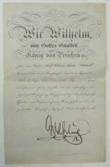 Preussen: Roter Adler Orden, 3. Klasse mit Schleife Urkunde für einen Obersten und Kommandeur des 3. Oberschlesischen Infanterie-Regiment No. 62.