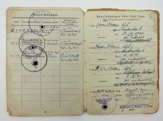 Kriegsmarine: Nachlass eines Obergefreiten im Pionier-Landungs-Btl. 123. - photo 4