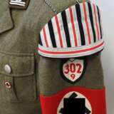 Reichsarbeitsdienst (RAD): Dienstjacke für einen Obervormann und Tambour in der Abteilung 9/302 - Krün. - photo 4