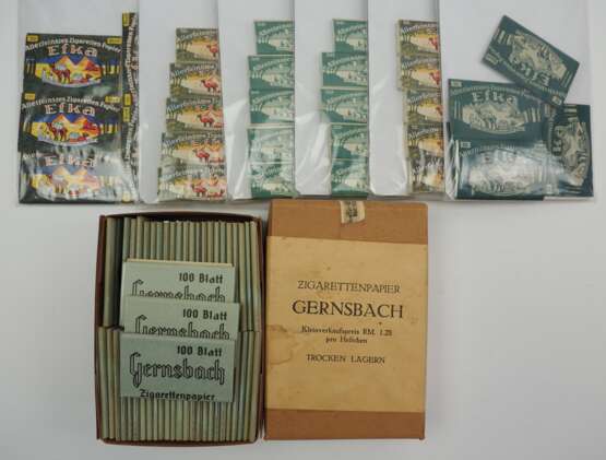 Wehrmacht: Zigaretten Papier - umfangreicher Posten. - фото 1