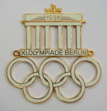 XI. Olympiade Berlin 1936 Plakette. - Foto 1
