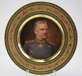 Generalfeldmarschall August von Mackensen - Porzellanteller.