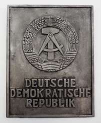 DDR: Grenzschild.