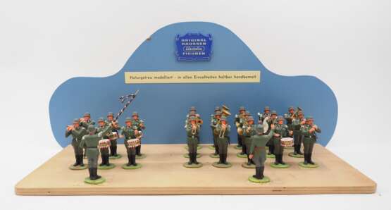 Hausser Elastolin: Diorama Wehrmacht Musikzug. - Foto 1