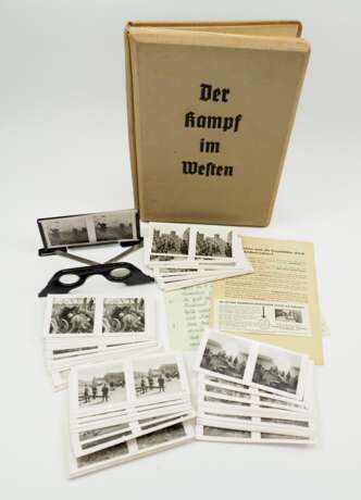 Raumbildalbum "Der Kampf im Westen" - braun. - photo 1