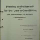 Kriegsmarine: Beschreibung und Betriebsvorschrift für die Flut-, Lenz-, Trimm- und Feuerlöschleitung für U-Boote Bauart VII C - Baujahr 1940. - фото 1