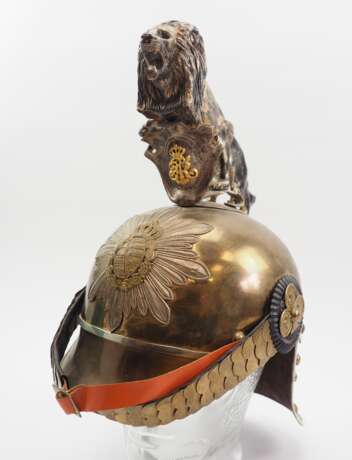 Sachsen: Parade-Helm für Mannschaften im Garde-Reiter-Regiment. - Foto 1
