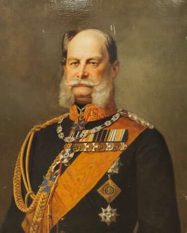Mächtiges Porträt Kaiser Friedrich Wilhelm I. (1797-1888) v. Preussen. - фото 1