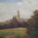 Schlosspark mit dem Weißen Turm, Bad Homburg, 1898. - фото 2