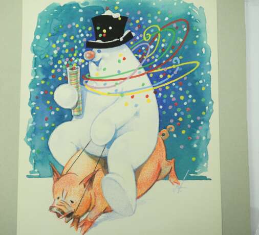 Entwürfe, Illustr. f. Postkarte: Ostern u. Weihnachten. - Foto 4