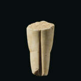 A CYCLADIC MARBLE FRAGMENT FROM A FEMALE FIGURE - фото 2
